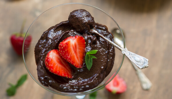 Creamy Dark Chocolate Avocado Mousse