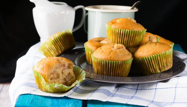 Peach and Walnut Muffins